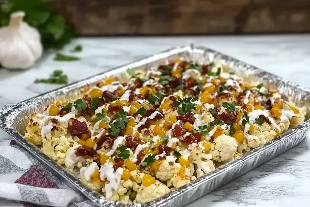 Loaded Roasted Cauliflower