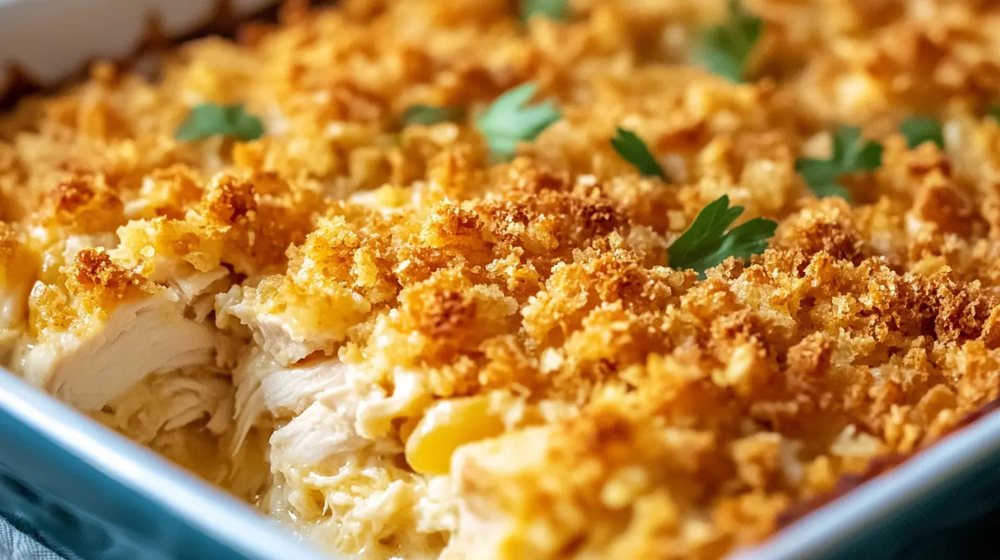 Ritz cracker chicken casserole